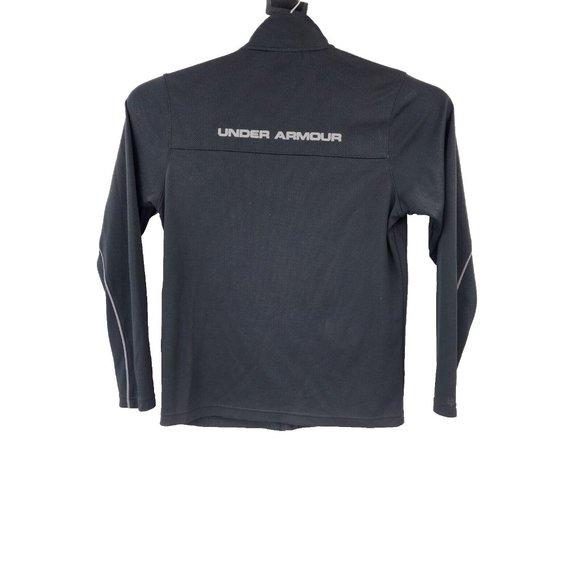 Under Armour Lightweight‎ Jacket Mens Size Medium Black Full Zip Long Sleeve - Picture 10 of 12